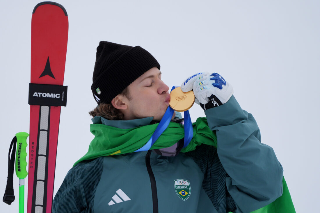 Brazil skier gives South America its 1st Winter Olympics gold